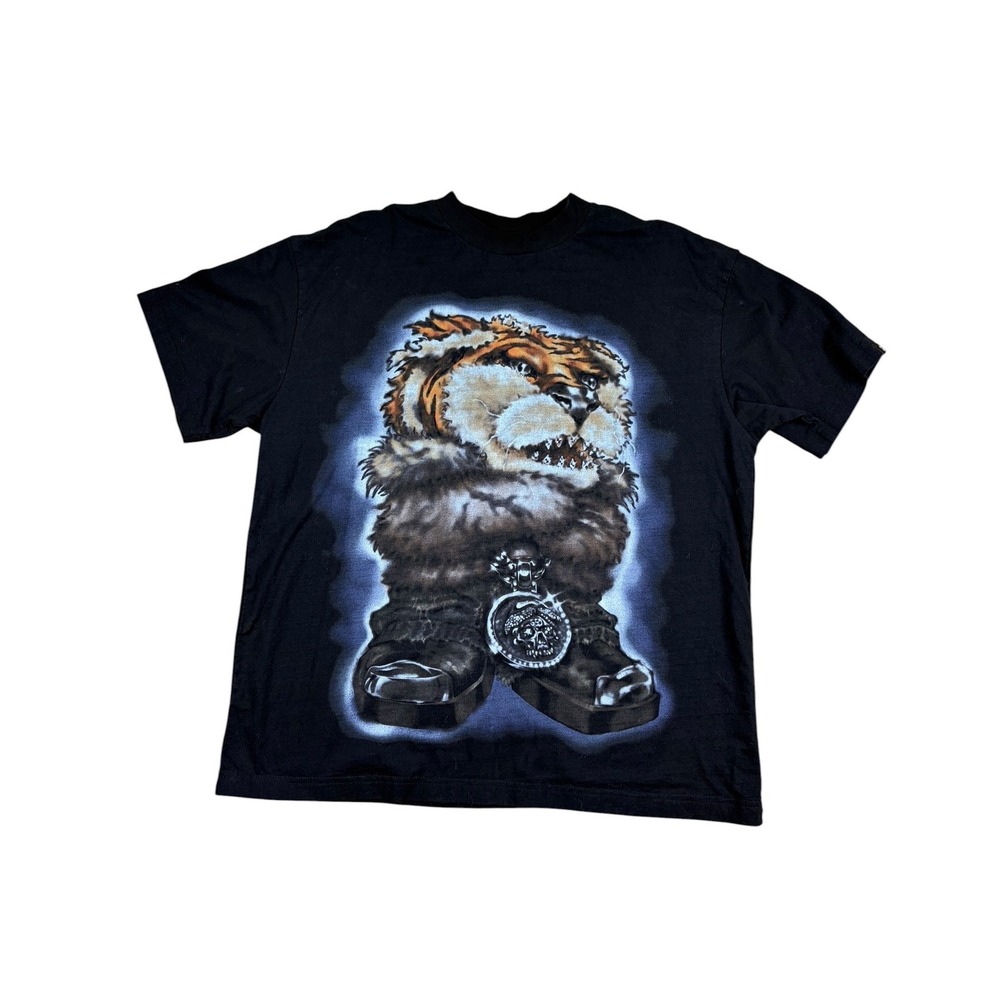 G59 Records gangster Tiger Graphic T-Shirt Mens Large Black Suicideboys Merch